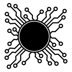 Artificial Intelligence Microchip AI