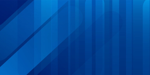 Modern blue background wall with glowing geometric lines. square shape design simple art gradient