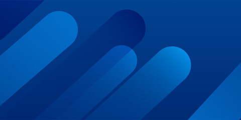 Modern blue background wall with glowing geometric lines. square shape design simple art