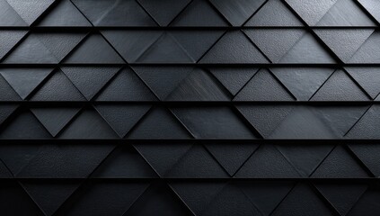 Naklejka premium Dark gray triangular pattern