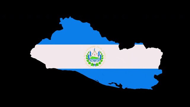 transparent map of El Salvador mapa de el salvador animaci&oacute;n de mapa country el salvador el salvador Centroam&eacute;rica whitout backgound