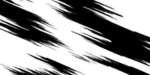 Grunge black texture on white background (Vector). Use for decoration, aging or old layer