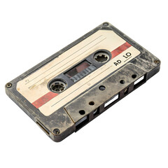 Vintage Cassette Tape: Retro Audio Media, Music Technology, 80s Nostalgia