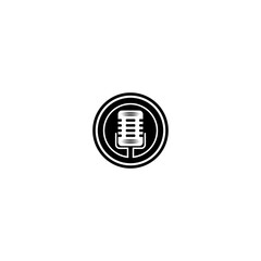 Microphone  variant microphone icon. Karaoke mic. Podcast microphone. web and mobile icons. vector illustration
