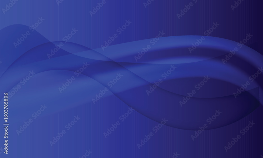 Aufkleber blue abstract dynamic gradient mesh curve wave backdrop template background isolated