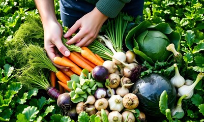 fresh vegetables in the kitchen