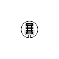 Microphone  variant microphone icon. Karaoke mic. Podcast microphone. web and mobile icons. vector illustration