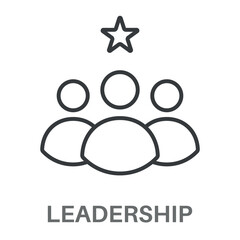Simple Leadership Design Icon, Simple Style Design Inspiration For Any Logos Interface And Purpose