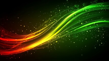 Vibrant abstract music waves