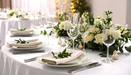 Elegant wedding reception table setting (1)