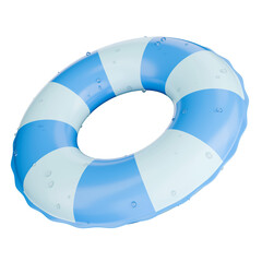 3d illustration icon of tube with water droplets.