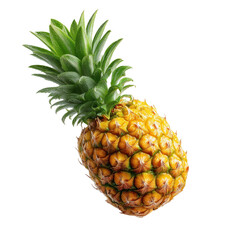 Fresh pineapple showcasing vibrant colors and unique texture in bright lighting