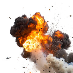 Fiery Explosion: Dramatic Blast Visual Effects for Film, VFX, and Design