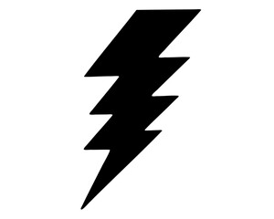 lightning bolt vector icon, Thunder icon