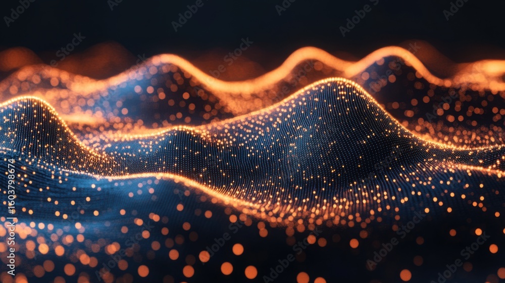 Poster modern microcircuits and glowing leds create a captivating atmosphere of innovation and technology i