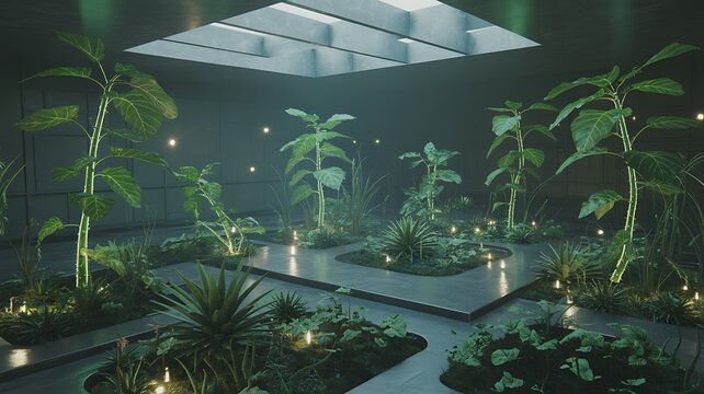 Neon Light Signage Illuminating the Word Tutoring in a Dark Room with Reflections on the Wet Floor