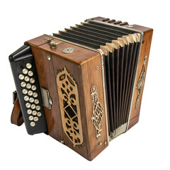 Vintage Accordion: Musical Instrument Photo