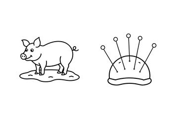 Pig and Pincushion animal farm