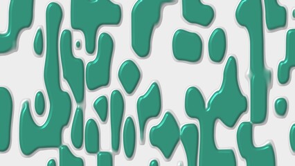 abstract holographic liquid waves futuristic motion white color 4k illustration. Liquid background 4k illustration.