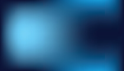 Abstract gradient light blue and dark blur color background design. Modern design template for web cover, ad banner, social media header, presentation.