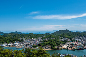 千光寺頂上展望台から望む尾道市の街並み　広島県尾道市