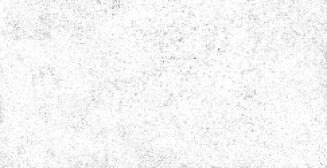 Black Halftone Texture On White Background. Modern Dotted Futuristic Backdrop. Fade Noise Overlay. Digitally Generated Image. Pop Art Style. Vector Illustration, Eps 10.