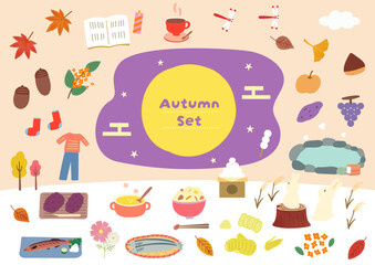 秋｜Autumn｜食べ物｜行事｜お月見