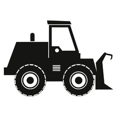 Bulldozer Construction Equipment Illustration