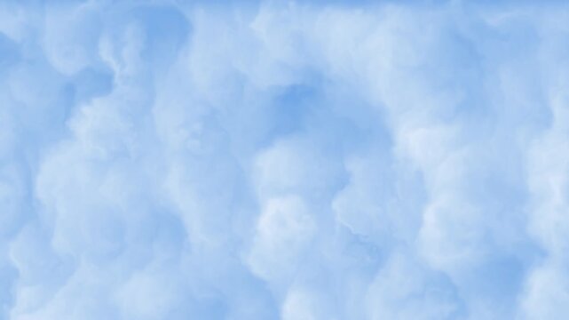 Cloudy light blue sky pattern with watercolor texture, perfect for backgrounds, design projects, invitations, and packaging. Versatile and calming.