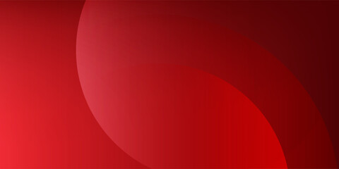 Red circular abstract background. Futuristic Technology concept