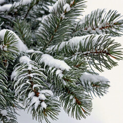 fir tree branches