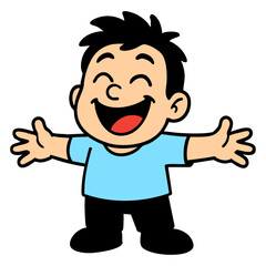 Cute children's characters