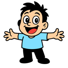 Cute children's characters