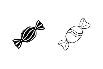 Wrapped candy illustration sweet treat