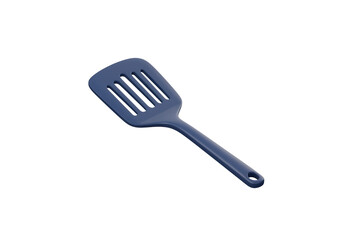 Isolated Blue Kitchen Spatula for Cooking Utensil