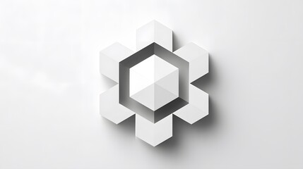 Modern Flat Icon Design for Quota Representation with Minimalist Aesthetics on a White Background for Versatile Digital Branding