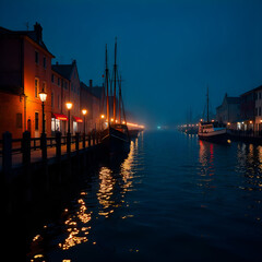 Naklejka premium Italy, Venice. Arsenal, This area was a shipyard which produced all of the ships in the Venetian navy.