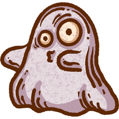 Friendly Ghost Character for Halloween