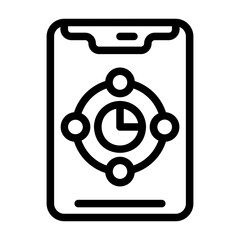 a collection of icons containing business diagrams, graphs, and other business presentations