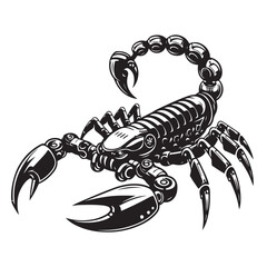 Robotic Scorpion vector image isolated on white background.