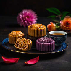 chocolate cupcakes on a plate