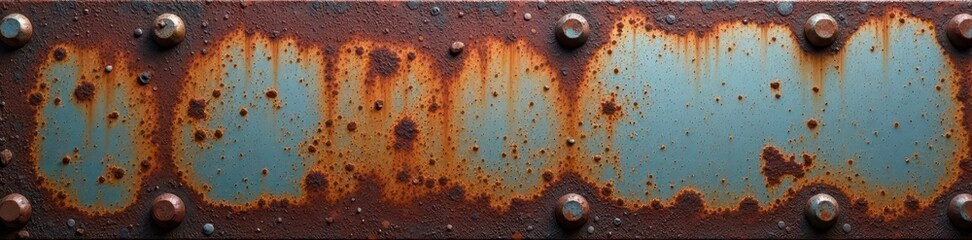 Weathered metal surface with rust, grime, and scratches , dirty, heavy
