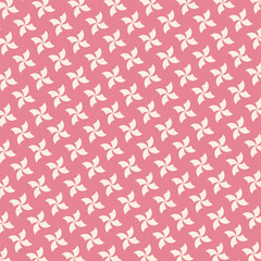 Abstract beautiful pink floral seamless pattern background. Vector seamless pattern.