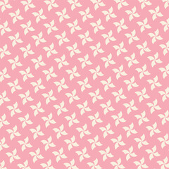Abstract beautiful pink floral seamless pattern background. Vector seamless pattern.