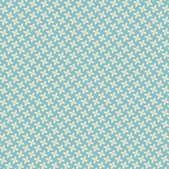 Abstract beautiful mint blue floral seamless pattern background. Vector seamless pattern.