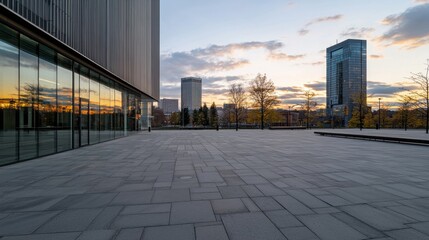 Fototapeta premium Cityscape at Dusk