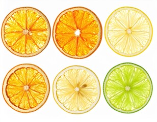 Obraz premium set of citrus fruits