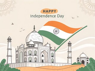 Happy Independence Day, Indian Independence Day 15th of august celebration social media post,India independence day creative social media post	