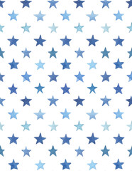 小さな星が並んだ青いパターンの背景透過