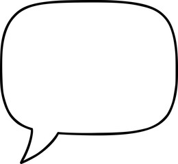 Chat Bubble Icon, Digital Message Symbol for Online Communication